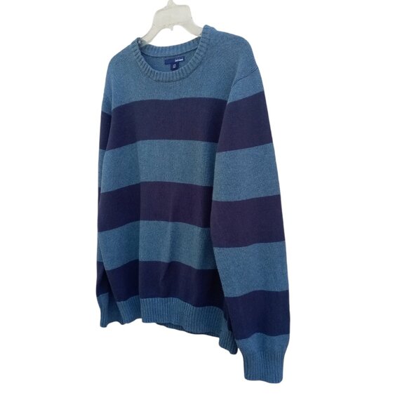 Basic Editions striped cotton sweater size L - Picture 4 of 9